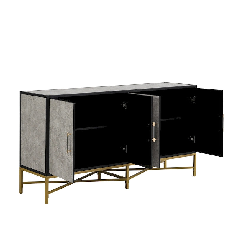 Distinctive Features of Four-Door Sideboard