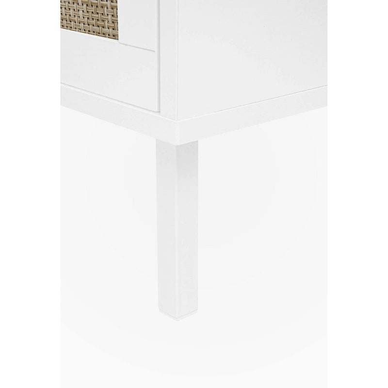 Rattan 3 Door Shoe Rack