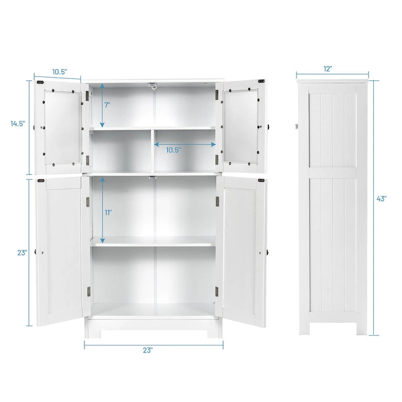 Bathroom Floor Storage Cabinet Kitchen Cupboard - See Details