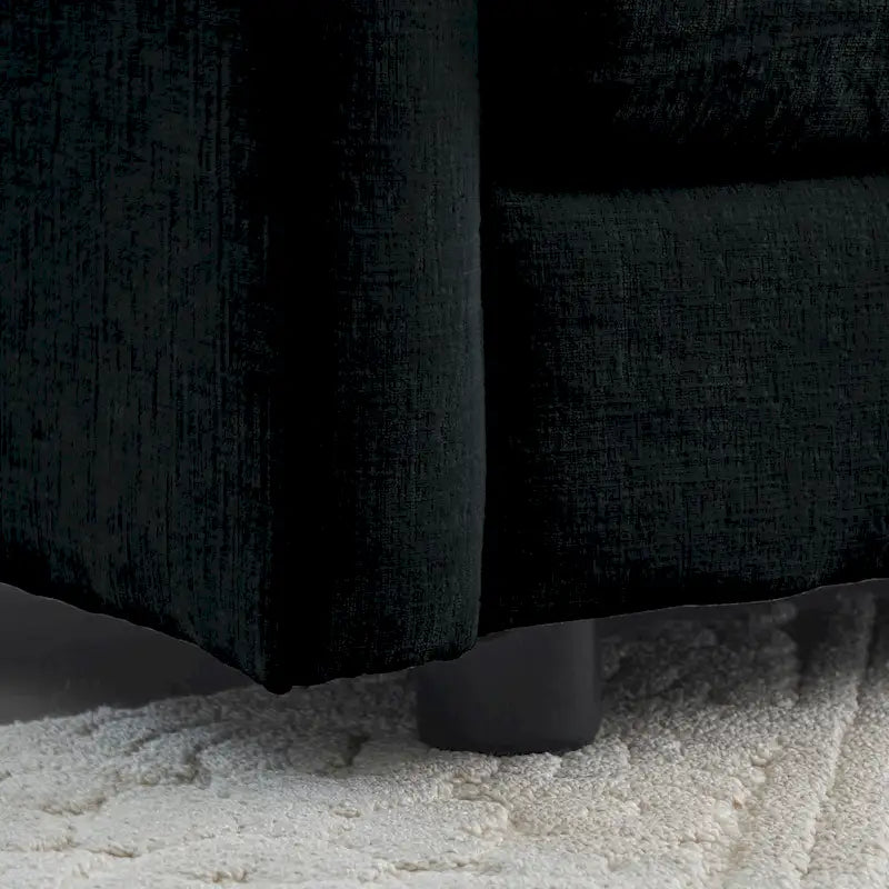 111.5 Canapé 4 places en chenille avec configurations personnalisables et confort supérieur