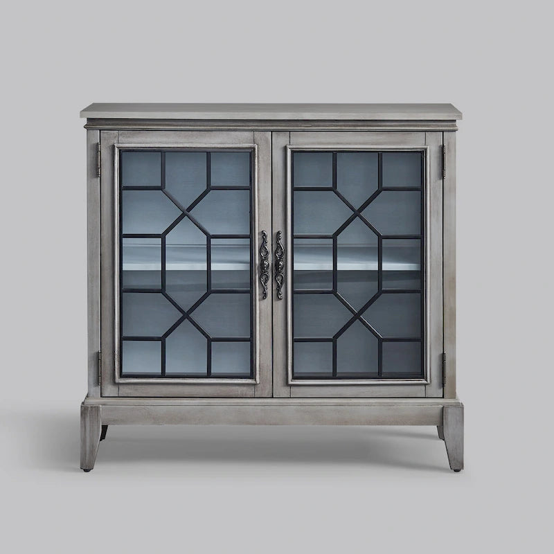 Sideboard & Buffets Cabinet, Accent Display Storage Distressed Console Cabinet for Entryway Living Room Bedroom Kitchen