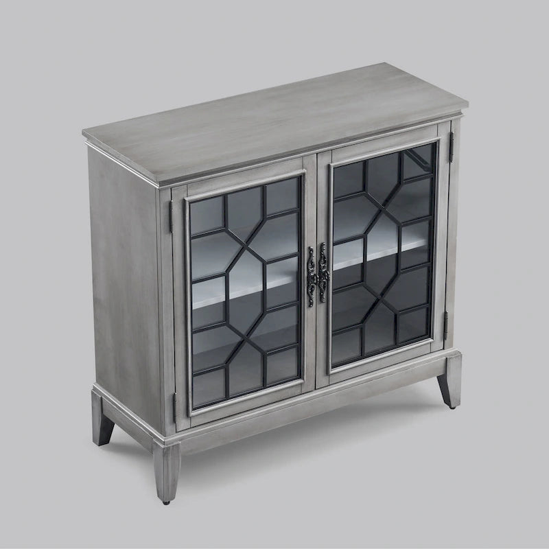 Sideboard & Buffets Cabinet, Accent Display Storage Distressed Console Cabinet for Entryway Living Room Bedroom Kitchen