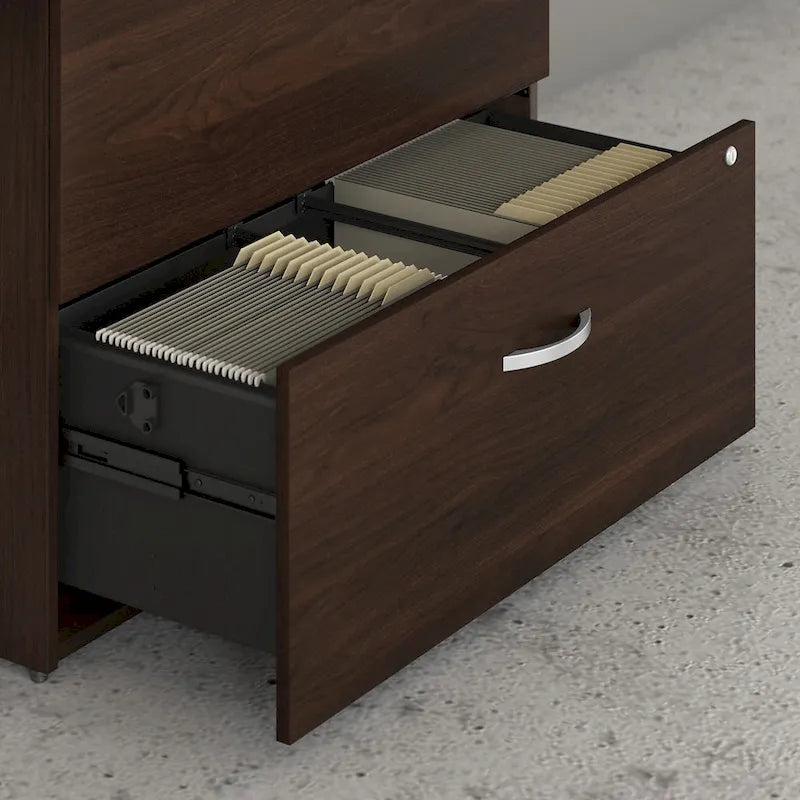 Lateral File Cabinet with Shelves