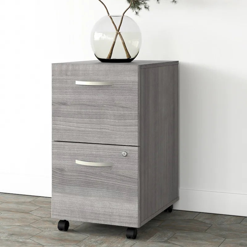 2 Drawer Mobile File Cabinet