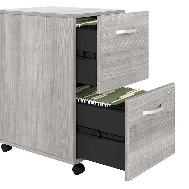 2 Drawer Mobile File Cabinet