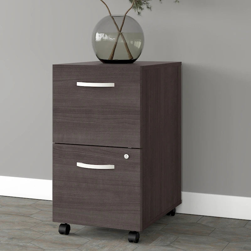 2 Drawer Mobile File Cabinet
