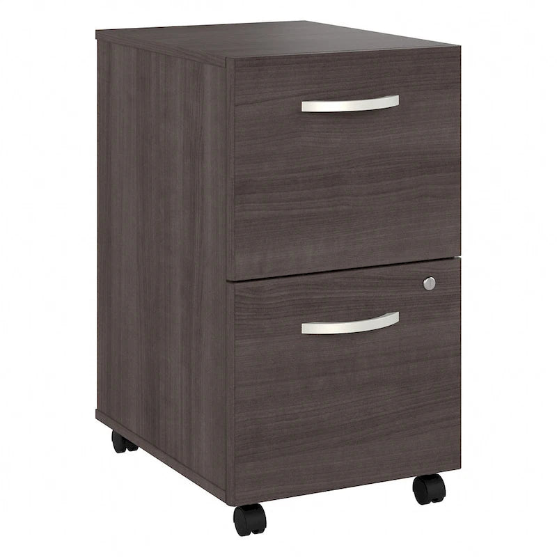 2 Drawer Mobile File Cabinet