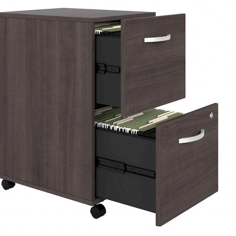 2 Drawer Mobile File Cabinet