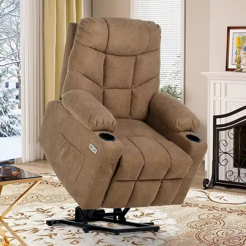 Moasis Fabric Power Lift Recliner Chair for Elderly