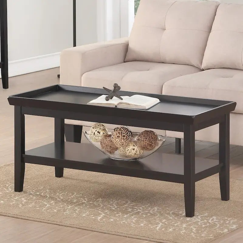 Convenience Concepts Ledgewood Coffee Table with Shelf