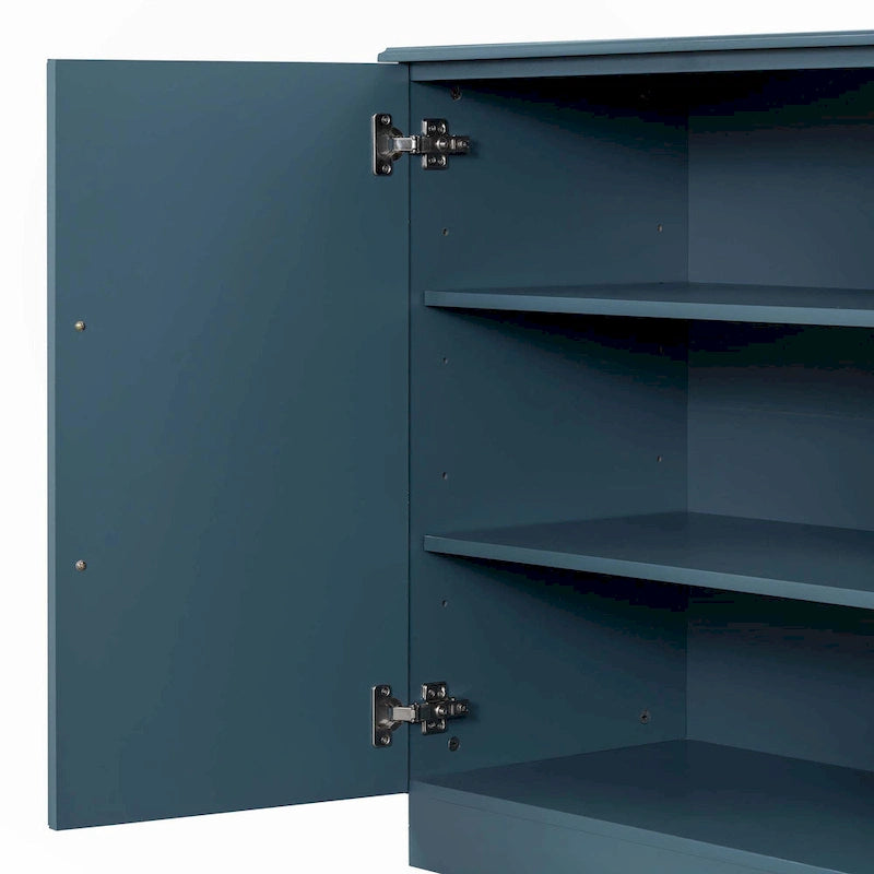 Sideboard with 4 Doors Large Storage Space with Adjustable Shelves