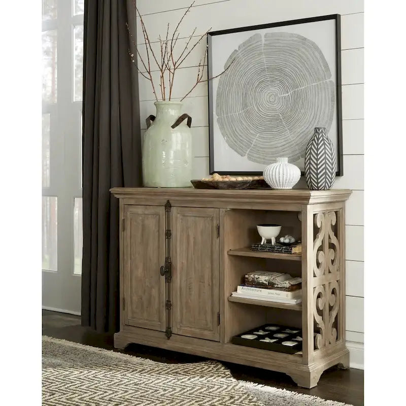 Tinley Park Traditional Dove Tail Grey Printer Stand
