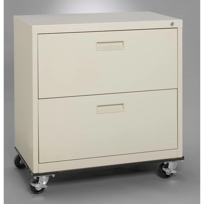 Adjustable Cabinet Dolly for Lateral File Cabinets, Black