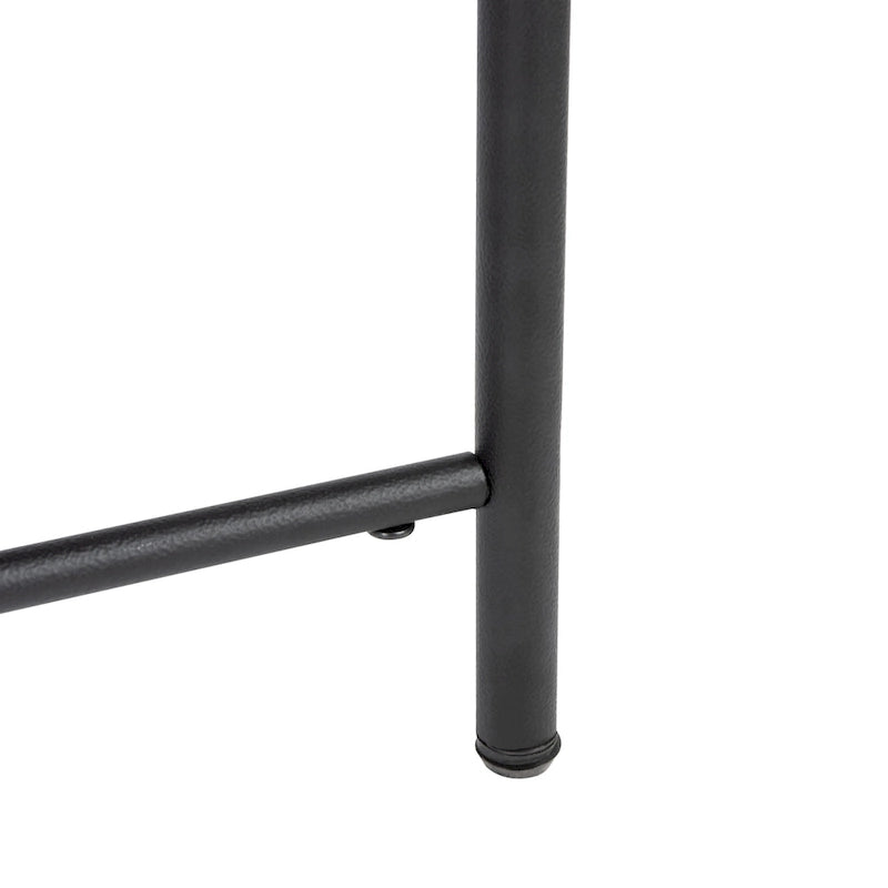 Banc ottoman rembourré X-Bench, 127 cm de large, capitonné, pour chambre et entrée