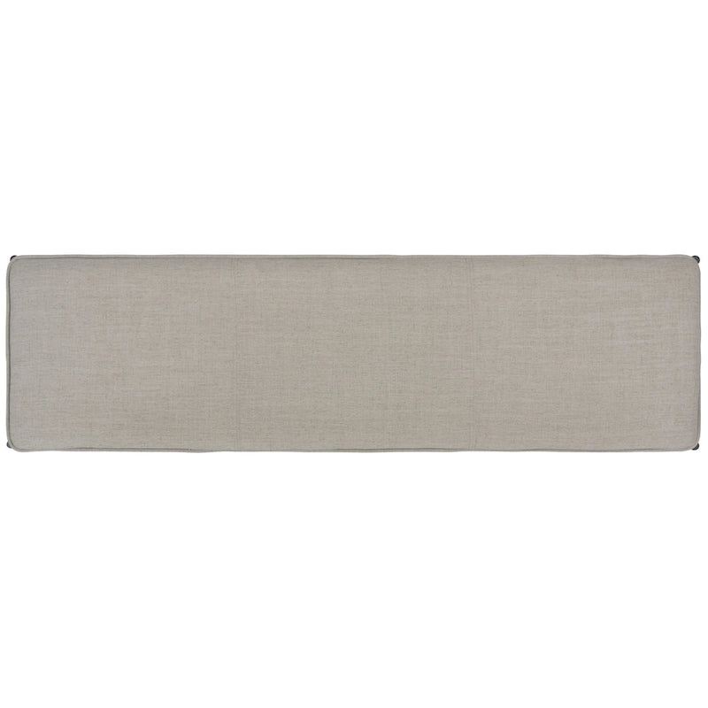 Banc ottoman rembourré X-Bench, 127 cm de large, capitonné, pour chambre et entrée