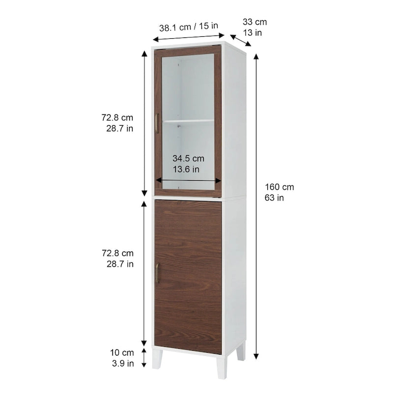 Freestanding Linen Tower