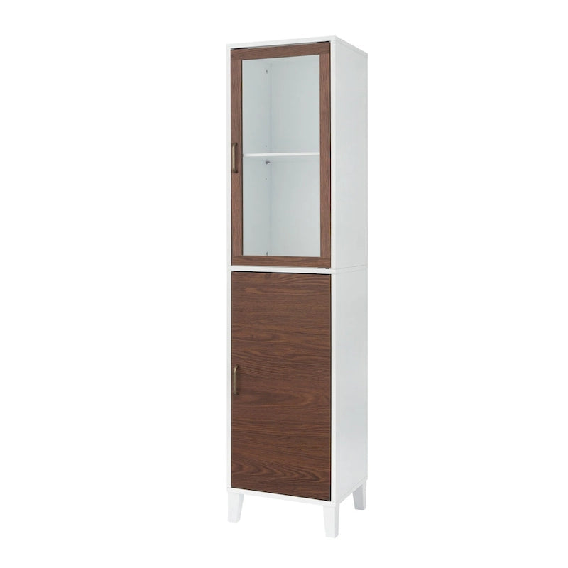Freestanding Linen Tower