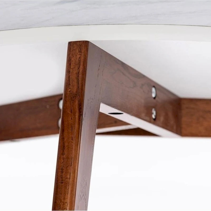 Table Basse Ronde en Marbre Blanc de Carrare Italien – Élégante Pièce Maîtresse de Luxe pour Salon Moderne