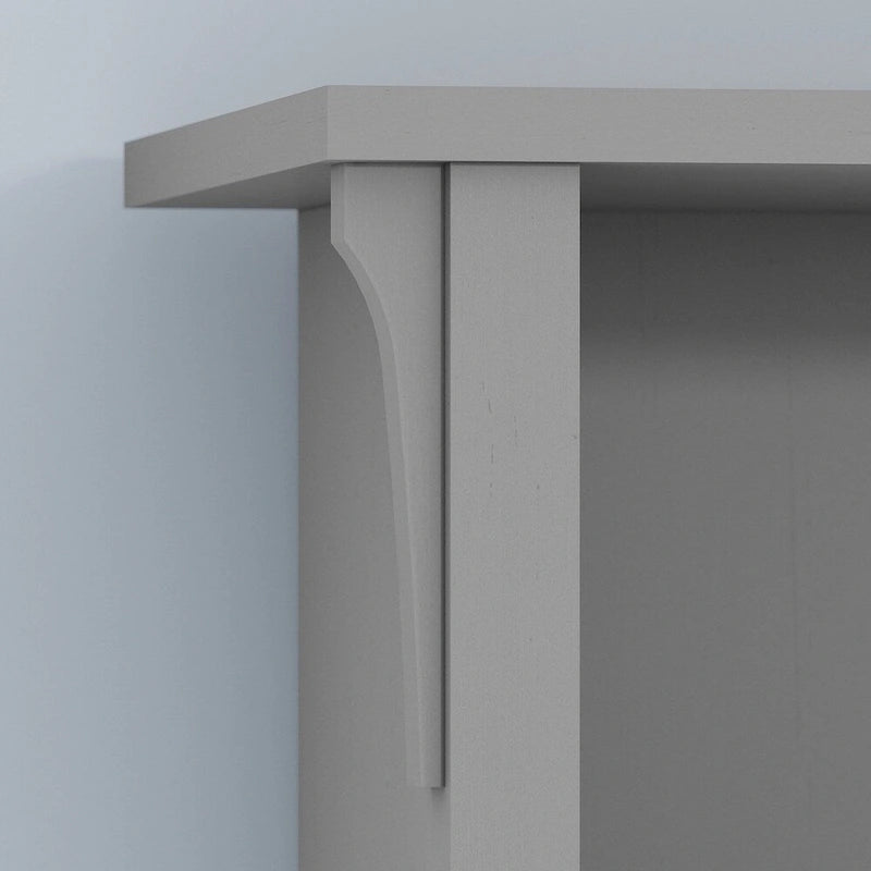 Hall Tree with Storage Bench in Cape Cod Gray - 31.73L x 15.75W x 68.12H