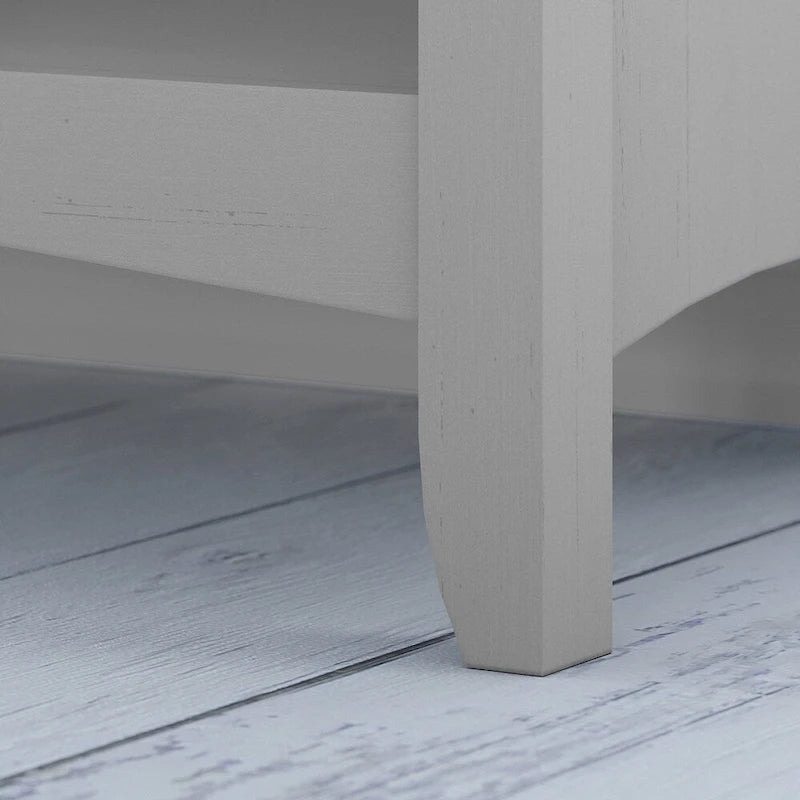 Hall Tree with Storage Bench in Cape Cod Gray - 31.73L x 15.75W x 68.12H