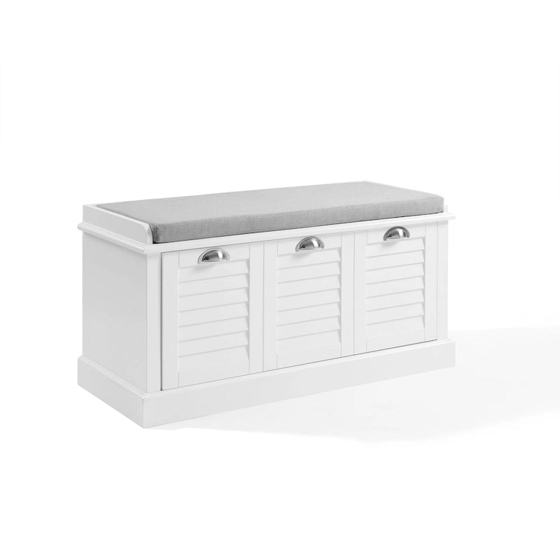 Banc de rangement rembourré – Siège multifonctionnel avec rangement intégré