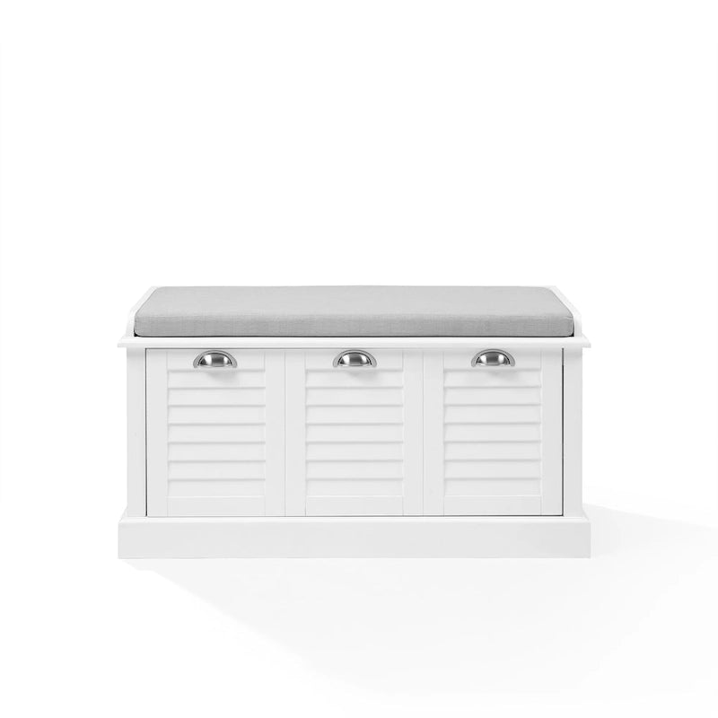 Banc de rangement rembourré – Siège multifonctionnel avec rangement intégré