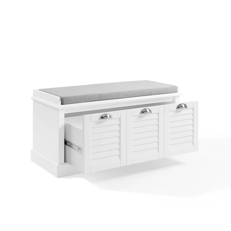 Banc de rangement rembourré – Siège multifonctionnel avec rangement intégré