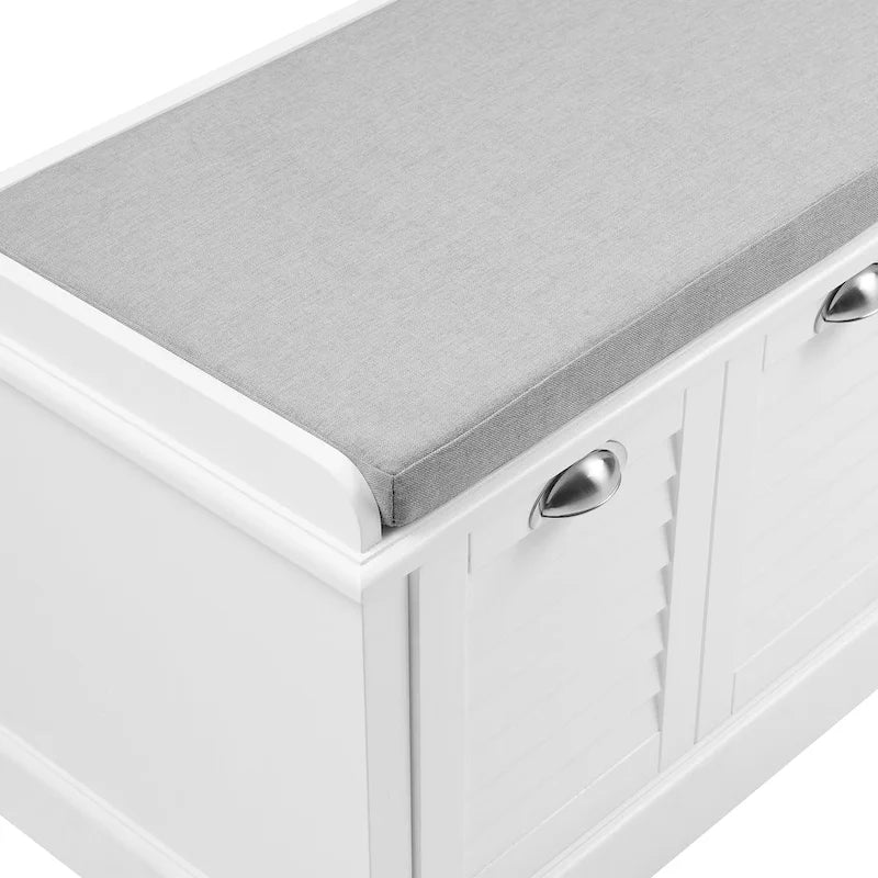 Banc de rangement rembourré – Siège multifonctionnel avec rangement intégré