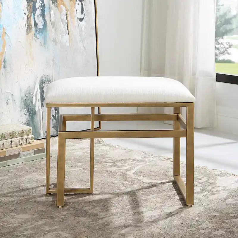 Banc en fer et en bois