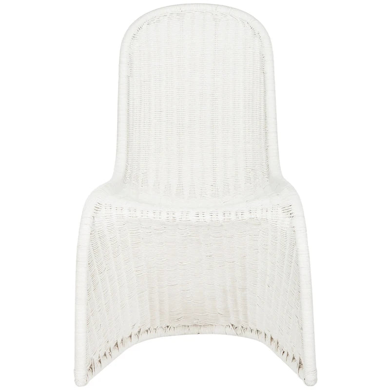 Chaise de salle à manger en osier gris (2) - 19Lx26Px35H