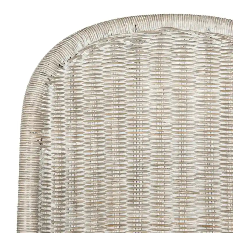Chaise de salle à manger en osier gris (2) - 19Lx26Px35H
