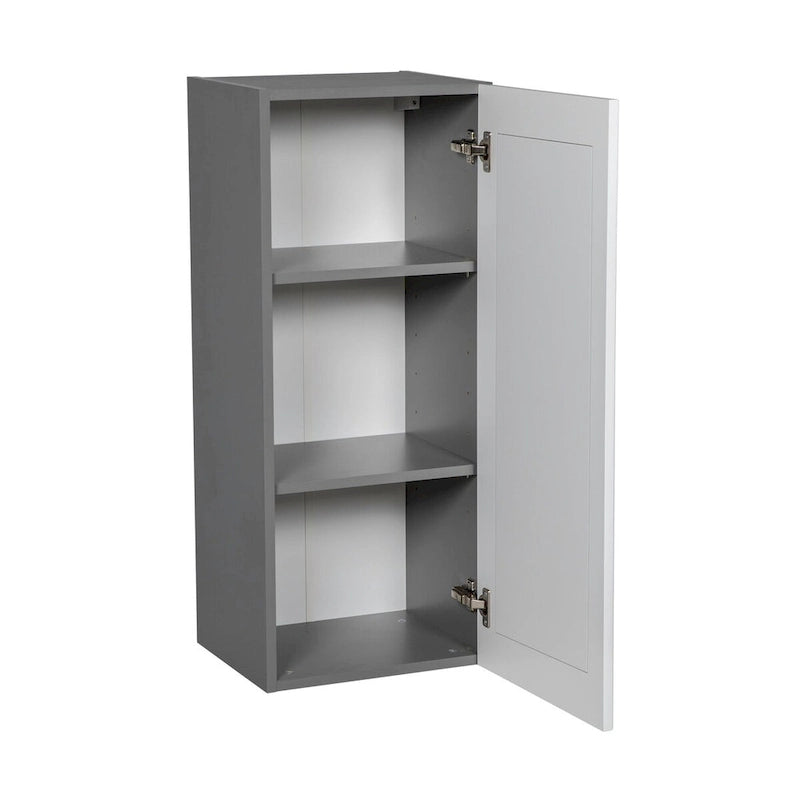 12 x 36 Wall Cabinet-Single Door-Grey - 12 x 36 x 12