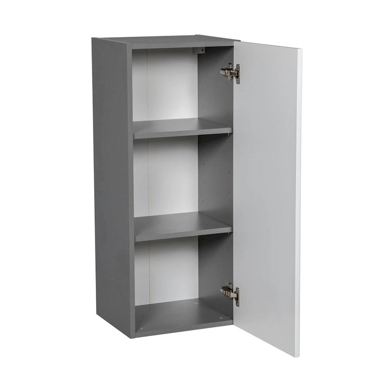 12 x 36 Wall Cabinet-Single Door-Grey - 12 x 36 x 12
