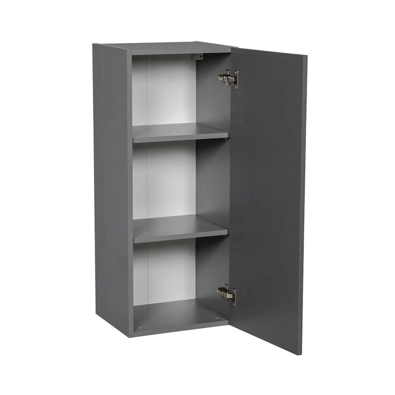 12 x 36 Wall Cabinet-Single Door-Grey - 12 x 36 x 12