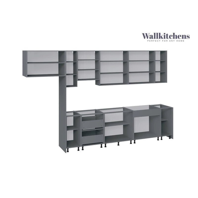 Kitchen Timeless Collection White Matte Color Base Size 13Ft Wide - 157x24