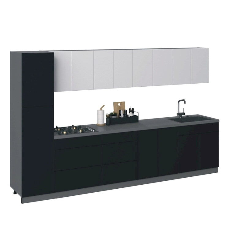 Kitchen Elegant Collection Black Color Base Size 11Ft Wide - 135x24