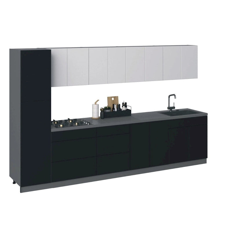 Kitchen Elegant Collection Black Color Base Size 11Ft Wide - 135x24