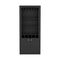 Bar Cabinet for Kitchen, Dining Room,Living Room, Black