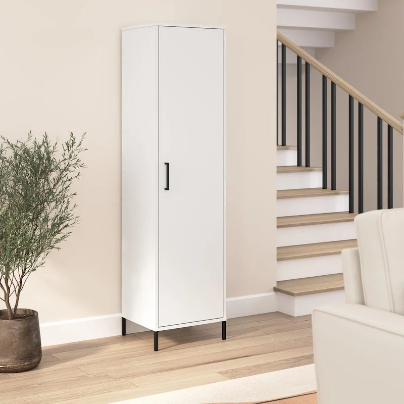 Essence Narrow Storage Cabinet with Door by Bush Furniture