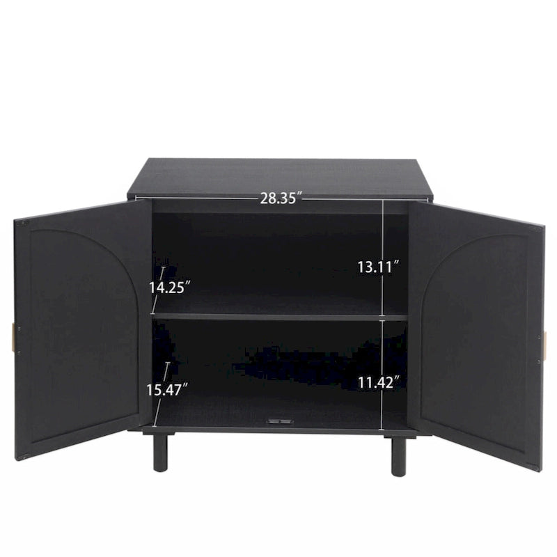 2 Door Cabinet, Suitable for Bedroom, Living Room, Study