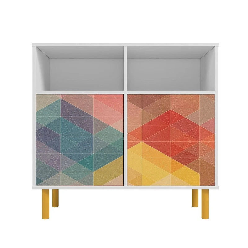 Mid-Century Modern 6 Shelf Sideboard