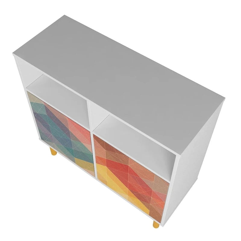 Mid-Century Modern 6 Shelf Sideboard