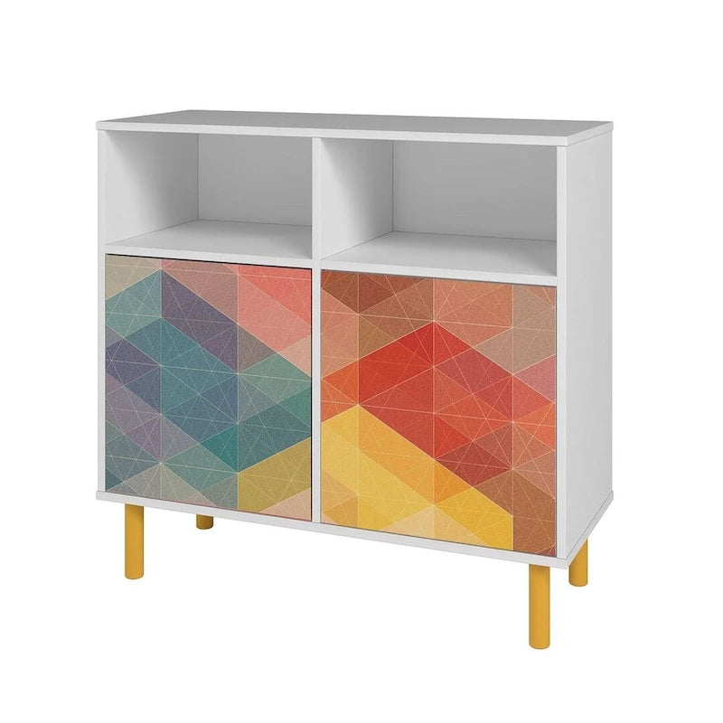 Mid-Century Modern 6 Shelf Sideboard
