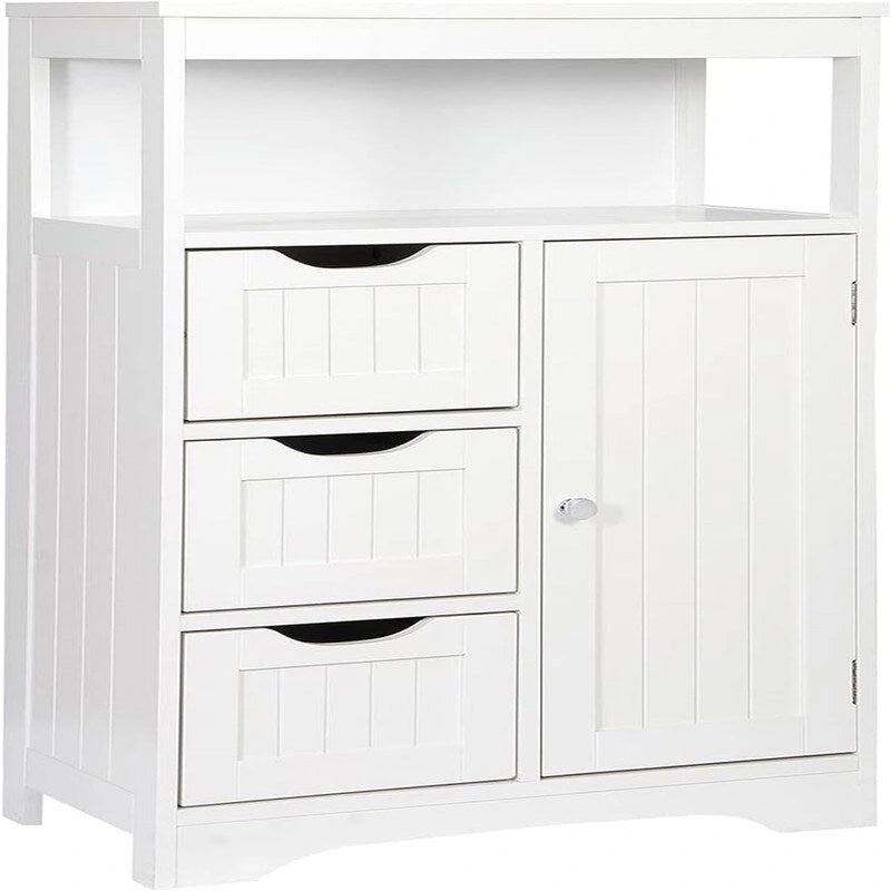 Bathroom Floor Cabinet - 11.6D x 21.9W x 34H