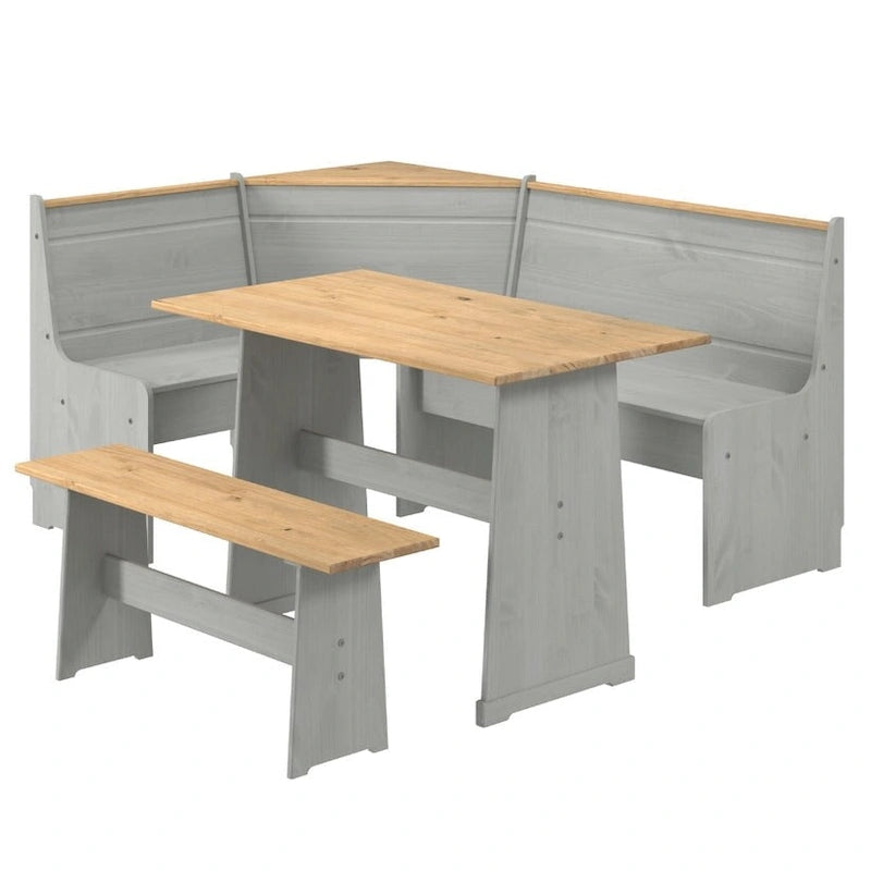 Table de salle à manger d'angle Corona – Conception peu encombrante pour les petites salles à manger