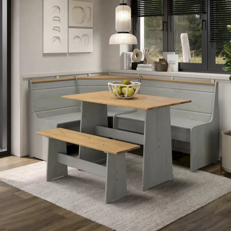 Table de salle à manger d'angle Corona – Conception peu encombrante pour les petites salles à manger
