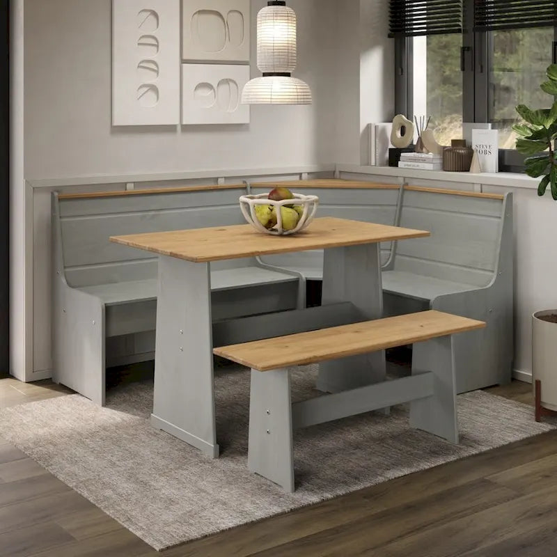 Table de salle à manger d'angle Corona – Conception peu encombrante pour les petites salles à manger